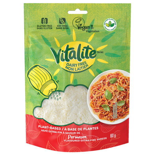 Vitalite Plant Based Cheese Parmesan 60 g