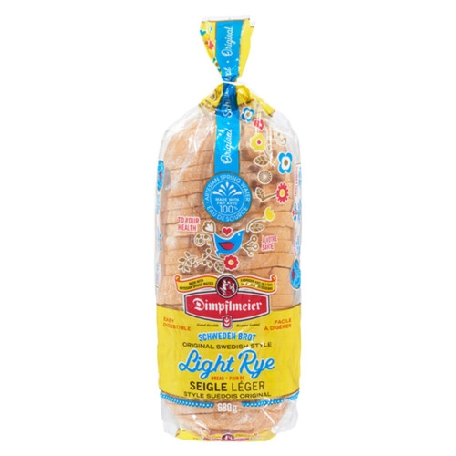 Dimpflmeier Light Rye Bread Sweden Style 680 g