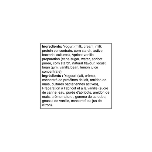 Oikos 9% Yogurt Extra Creamy Vanilla Bean & Apricot 650 g