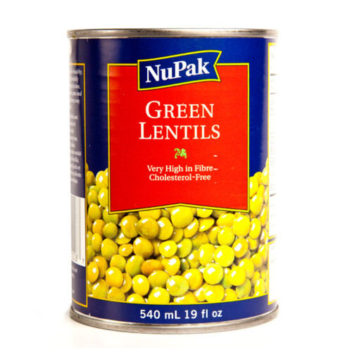 Nupak  Green Lentils 540 ml