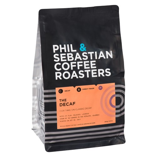 Phil & Sebastian Whole Bean Coffee R1 Decaf 340 g