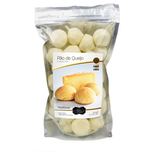 Alvim's Gluten-Free Frozen Cheese Rolls Traditional 500 g