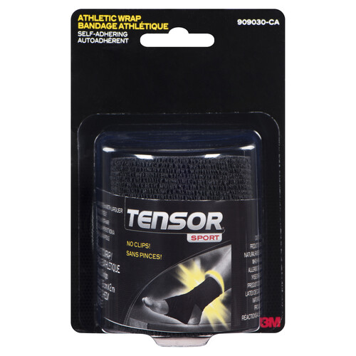 Tensor Adhering Black Bandage 1 EA