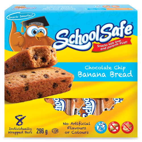 School Safe Cake Banana Chocolate Chip 296 g (frozen)