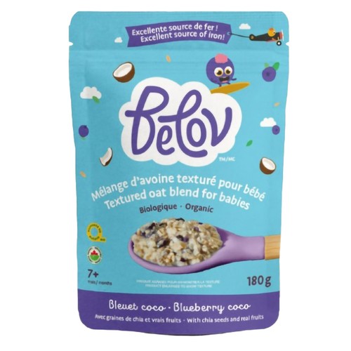 Belov Baby Cereal Organic Oat Blend Blueberry Coco 180 g