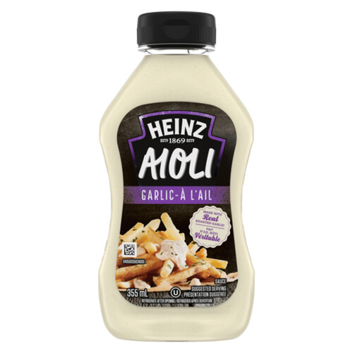 Heinz Aioli Dressing Garlic 355 ml