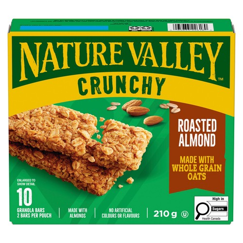 Nature Valley Crunchy Granola Bars Roasted Almond 210 g