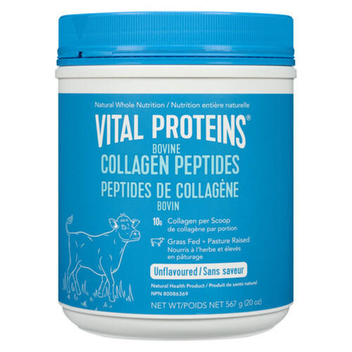 Vital Proteins Health Drink Mix Collagen Peptides Bovine Unflavoured 567 g