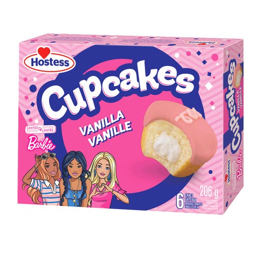 Hostess Cupcakes Barbie Vanilla 206 g