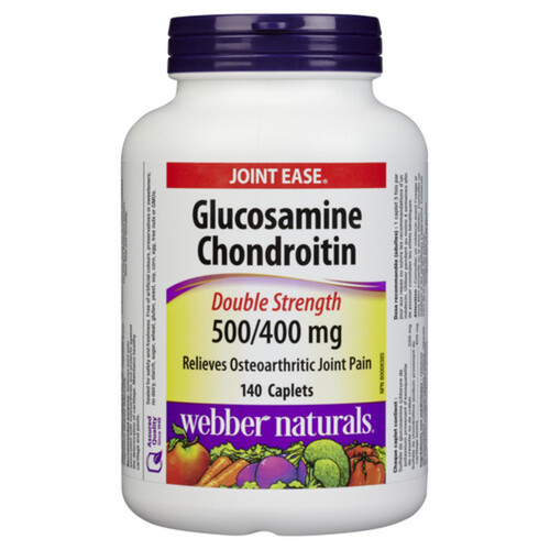 Webber Naturals Sulfate Glucosamine Chondroitin 140 EA