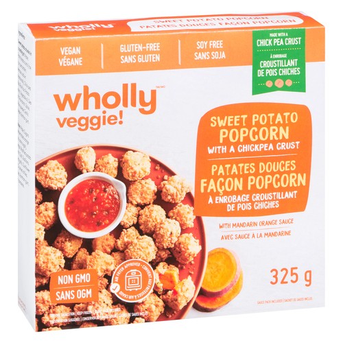 Wholly Veggie sweet potato Popcorn 325 g (frozen)