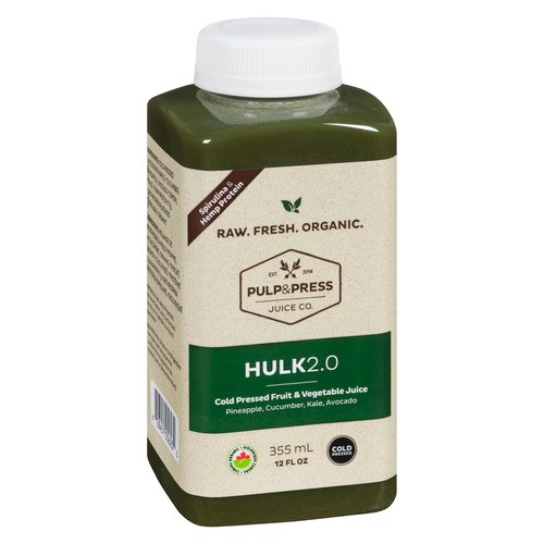 Pulp & Press Juice Co Hulk 2.0 Juice 355 mL