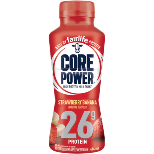 Core Power Protein Drink Strawberry Banana 414 ml