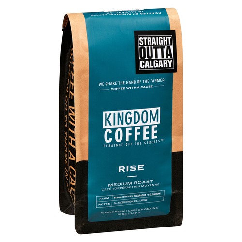 Kingdom Whole Bean Coffee Rise Medium Roast 340 g