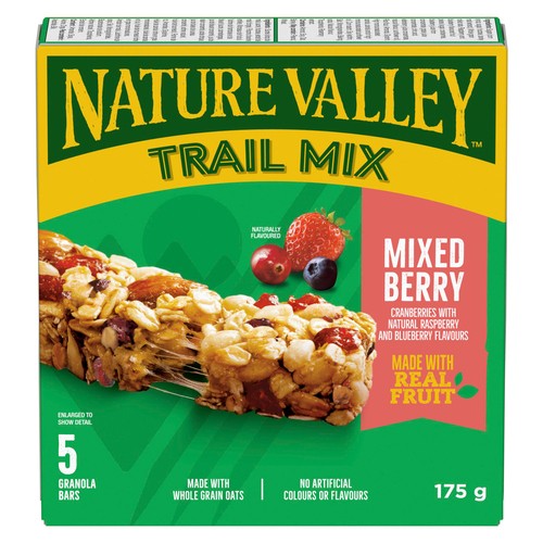 Nature Valley Trail Mix Granola Bars Mixed Berry 175 g