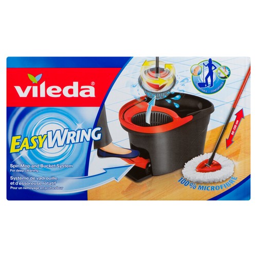 ViledaSpin Mop & Bucket Easy Wring System 