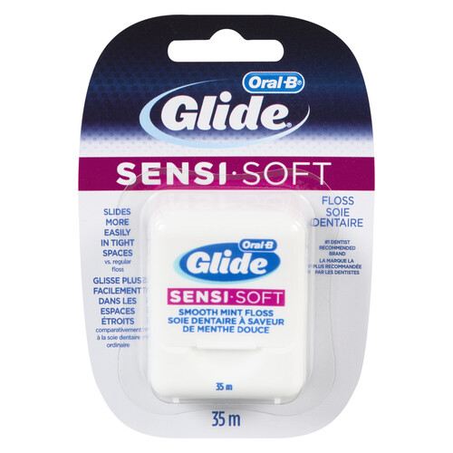 Oral-B Glide Sensi-Soft Mint Dental Floss 35m 