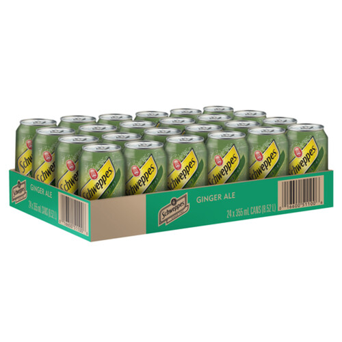 Schweppes Soft Drink Ginger Ale 24 x 355 ml (cans)