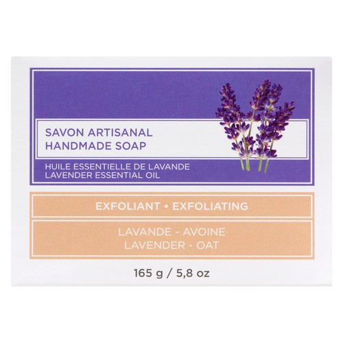Bleu Lavande Oat Exfoliating Soap Lavender 165 g