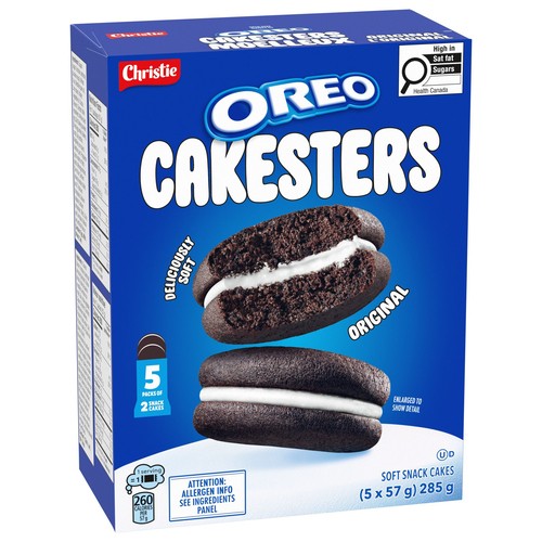 Oreo Cakesters Soft Snack Cakes Original 5 x 57 g