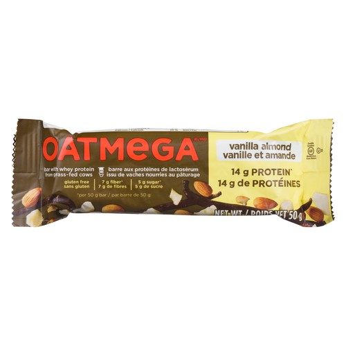 Oatmega Vanilla Almond Criso Protein Bar 50 g