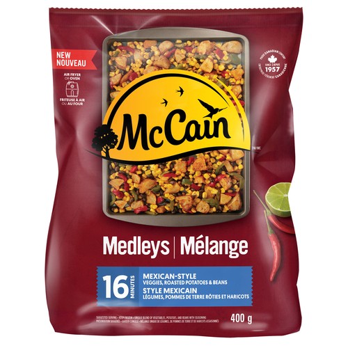 McCain Medleys Mexican-Style Veggies Roasted Potatoes & Beans 400g