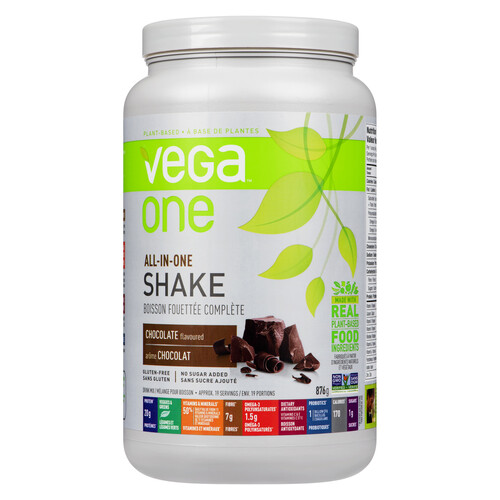 Vega One Gluten-Free All-In-One Protein Powder Shake Chocolate 876 g