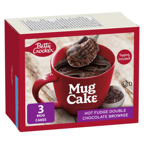 Betty Crocker Mug Cake Hot Fudge Double Chocolate Brownie 294 g