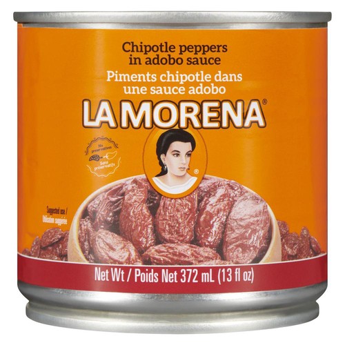 La Morena Chipotle Peppers In Adobo Sauce 372 g