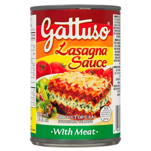 Gattuso Lasagna Meat Sauce 398 ml