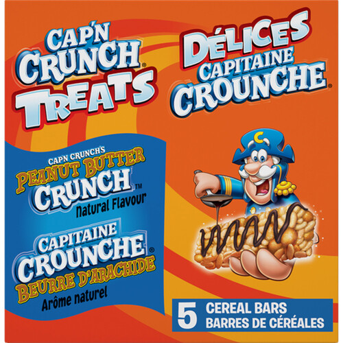 Cap'n Crunch Cereal Bar Peanut Butter 110 g