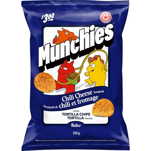Munchies Tortilla Chips Chili Cheese Stampede Flavoured 245 g