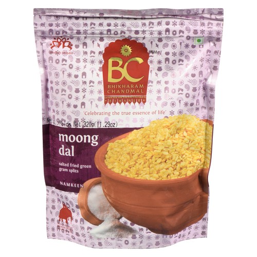 Bhikharam Chandmal Moong Dal Fried Green Gram Splits Salted 320 g