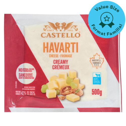 Castello Havarti Cheese Creamy Value Size 500 g