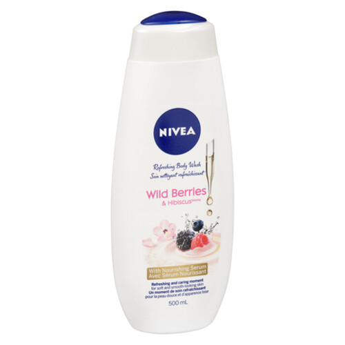 Nivea Body Wash Wild Berries Hibiscus 500 ml Voilà Online Groceries