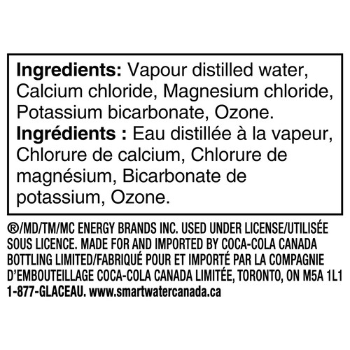 Glaceau Smartwater Water 591 ml (bottle)