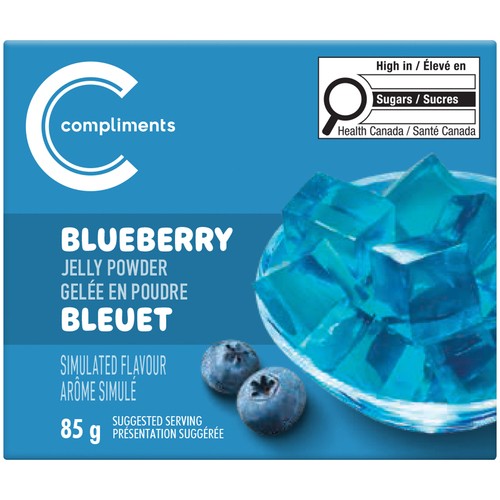 Compliments Jelly Powder Blueberry 85 g