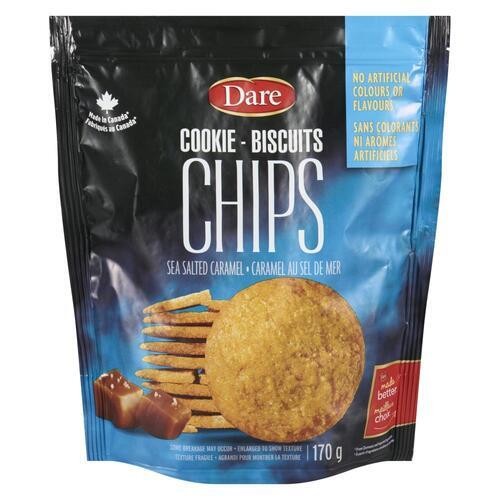Dare Cookie Chips Sea Salt Caramel 170 g