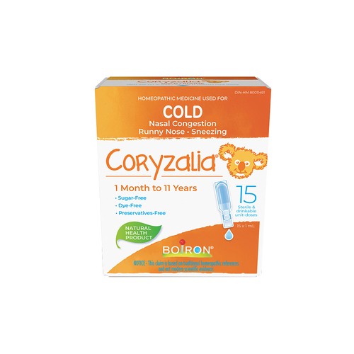 Boiron Coryzalia Cold Homeopathic Drops 15 ml