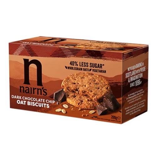 Nairn's Oat Cookies Dark Chocolate Chip 200 g
