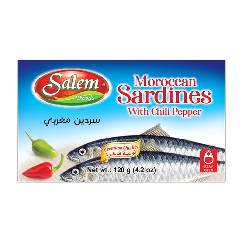 Salem Sardines with Chili 120 g