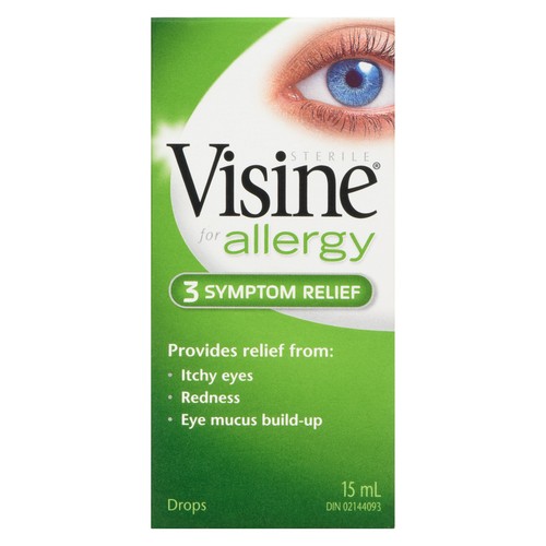 Visine Eye Drops For Allergy 15 ml