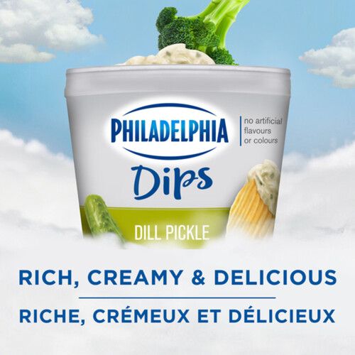 Philadelphia Dips Dill Pickle 340 g