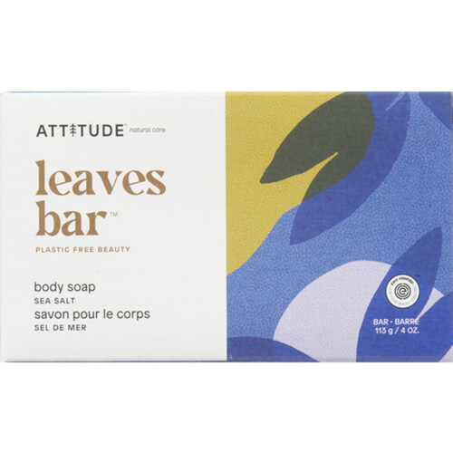 Attitude Leaves Bar Soap Sea Salt 113 g