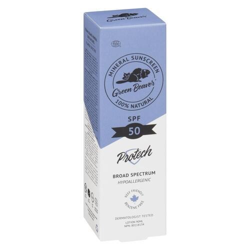 The Green Beaver Company Adult Mineral Sunscreen Lotion SPF 50 90 ml