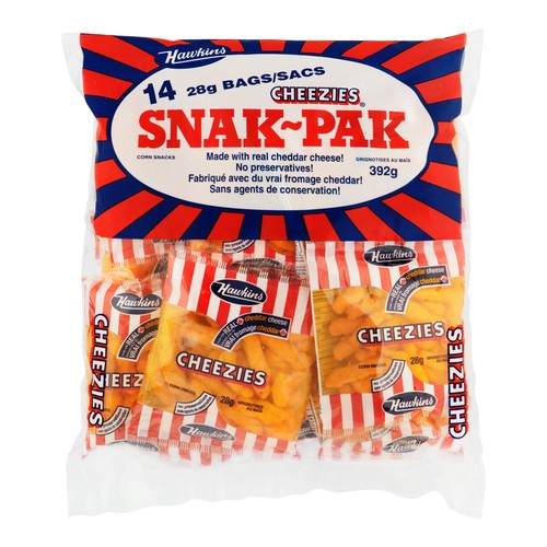 Hawkins Cheezies Snack 392 g