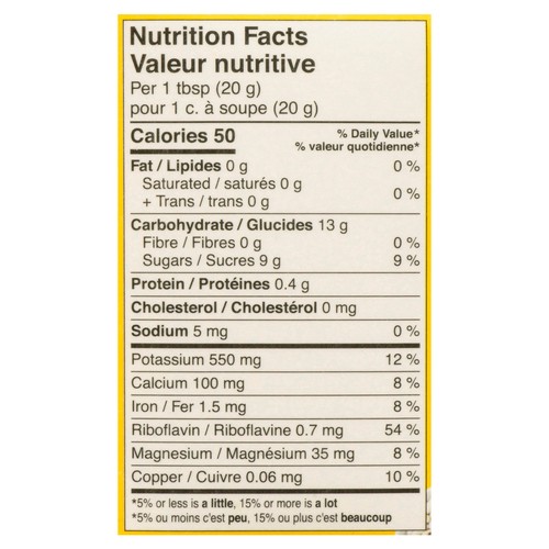 Crosby's Gluten-Free Cooking Molasses 675 g