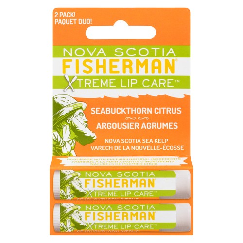 Nova Scotia Fisherman Seabuckthorn Double Pack Lip Balm