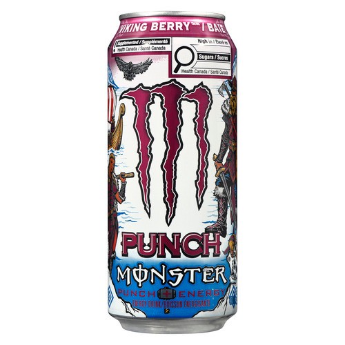 Monster Punch Energy Drink Viking Berry 473 ml (can)