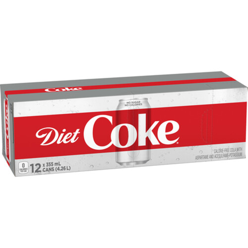 Coca-Cola Soft Drink Diet Coke 12 x 355 ml (cans)